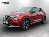 Used Nissan Juke Tekna+ 114 HP (83 kW) 2022 Fuji sunset red SUV