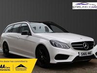 used Mercedes E220 E-Class 2.1BLUETEC AMG NIGHT EDITION PREMIUM 5d 174 BHP + Excellent Condition