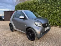 Used Smart ForTwo Electric Drive Prime 17 kW (24 HP) 2019 Silver Cabriolet