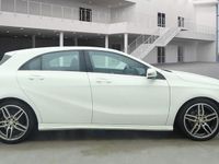 Used Mercedes A180 AMG Line Premium 2016 Cirrus white Hatchback