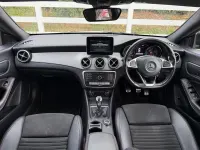 Used Mercedes CLA180 AMG line 122 HP (89 kW) 2016 Black Sedan