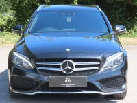Used Mercedes C220 AMG line 170 HP (125 kW) 2015 Black Estate
