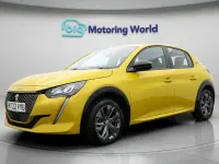 Used Peugeot e-208 Allure 100 kW (136 HP) 2021 Yellow Hatchback