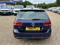 Used VW Golf VII SE 115 HP (84 kW) 2018 Blue Estate