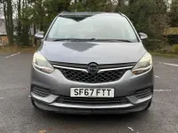 Used Vauxhall Zafira Design Edition 134 HP (98 kW) 2017 Grey MPV