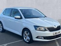 Used Skoda Fabia SE L 110 HP (80 kW) 2016 Moon white metallic