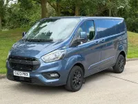 Used Ford Transit Custom Limited 130 HP (95 kW) 2023 Blue Van
