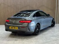 Begagnad Mercedes E220 AMG Line Premium 2017 Grå Sportkupé