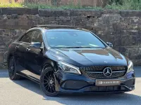 Used Mercedes CLA220 AMG line 170 HP (125 kW) 2019 Black Coupe