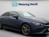 Used Mercedes CLA180 AMG line 136 HP (100 kW) 2022 Blue Coupe