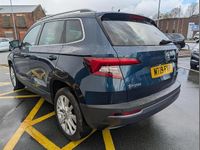 Used Skoda Karoq SE L 116 HP (85 kW) 2019 Lava blue metallic SUV