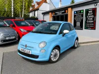 Used Fiat 500 69 HP (50 kW) 2012 Blue Hatchback