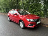 Käytetty MG MG5 EV Exclusive 114 kW (156 HP) 2021 Punainen Farmari