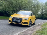 Used Audi A3 Sportback S-Line 150 HP (110 kW) 2016 Yellow Hatchback