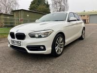 Used BMW 118 Sport Line 150 HP (110 kW) 2017 White Hatchback