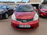 Used Nissan Note N-TEC 110 HP (80 kW) 2009 Red Hatchback