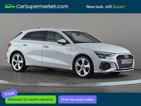 Used Audi A3 e-tron S-Line 2023 White Hatchback