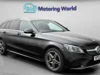 Used Mercedes C300e AMG line 320 HP (235 kW) 2021 Black Estate