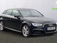 Used Audi A3 Sportback S-Line 116 HP (85 kW) 2019 Black Hatchback