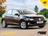 Used VW Polo SE 95 HP (69 kW) 2018 Black Hatchback