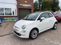 Used Fiat 500 Lounge 69 HP (50 kW) 2017 White Hatchback