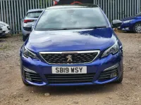 Used Peugeot 308 GT-line 2019 Blue Hatchback