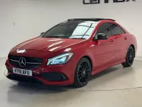 Used Mercedes CLA200 AMG line 2019 Red Coupe