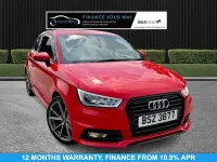 Usado Audi A1 Black Edition 150 HP (110 kW) 2017 Vermelho Citadino
