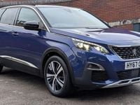 Used Peugeot 3008 GT-line 2017 Blue Hatchback