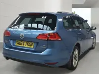 Used VW Golf VII SE 105 HP (77 kW) 2014 Blue Estate