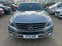 Used Mercedes ML350 AMG line 258 HP (189 kW) 2015 Silver SUV