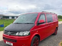 Used VW Transporter 140 HP (102 kW) 2010 Red Van