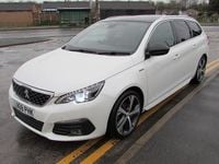 Used Peugeot 308 GT-line 2018 White Estate