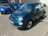 Used Fiat 500 Lounge 70 HP (51 kW) 2020 Blue Hatchback