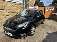Used Vauxhall Corsa Design Edition 90 HP (66 kW) 2017 Black Hatchback