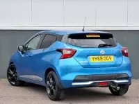 Used Nissan Micra N-Connecta 90 HP (66 kW) 2018 Blue Hatchback