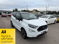 Used Ford Ecosport Zetec 125 HP (91 kW) 2018 White SUV