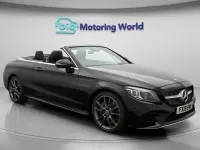 Used Mercedes C300 AMG line 258 HP (189 kW) 2019 Black Cabriolet