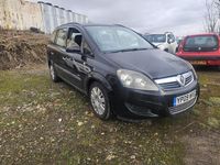 Used Vauxhall Zafira 115 HP (84 kW) 2009 Black MPV