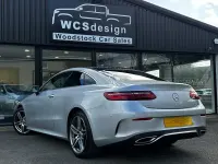 Used Mercedes E220 AMG line 194 HP (142 kW) 2020 Silver Coupe