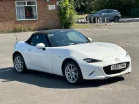 Used Mazda MX5 131 HP (96 kW) 2016 White Cabriolet