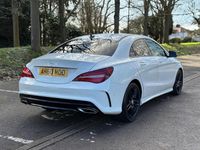 Used Mercedes CLA180 AMG line 122 HP (89 kW) 2016 White Sedan