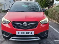 Used Vauxhall Crossland X Elite 110 HP (80 kW) 2018 Red SUV