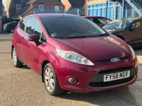 Used Ford Fiesta Zetec 2008 Red Hatchback