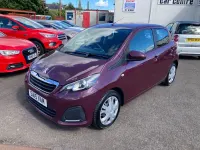 Used Peugeot 108 Active 68 HP (50 kW) 2015 Purple Hatchback