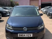 Used VW Touran 140 HP (102 kW) 2015 Blue MPV