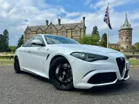 Used Alfa Romeo Giulia Saloon Quadrifoglio 2022 Trofeo tri_coat pearl white metallic Sedan