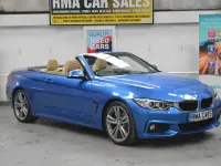 Used BMW 420 Cabriolet M Sport 181 HP (133 kW) 2014 Blue Cabriolet