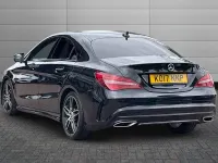 Used Mercedes CLA220 AMG line 177 HP (130 kW) 2017 Black Coupe