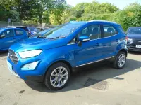 Used Ford Ecosport Titanium 125 HP (91 kW) 2018 Blue SUV